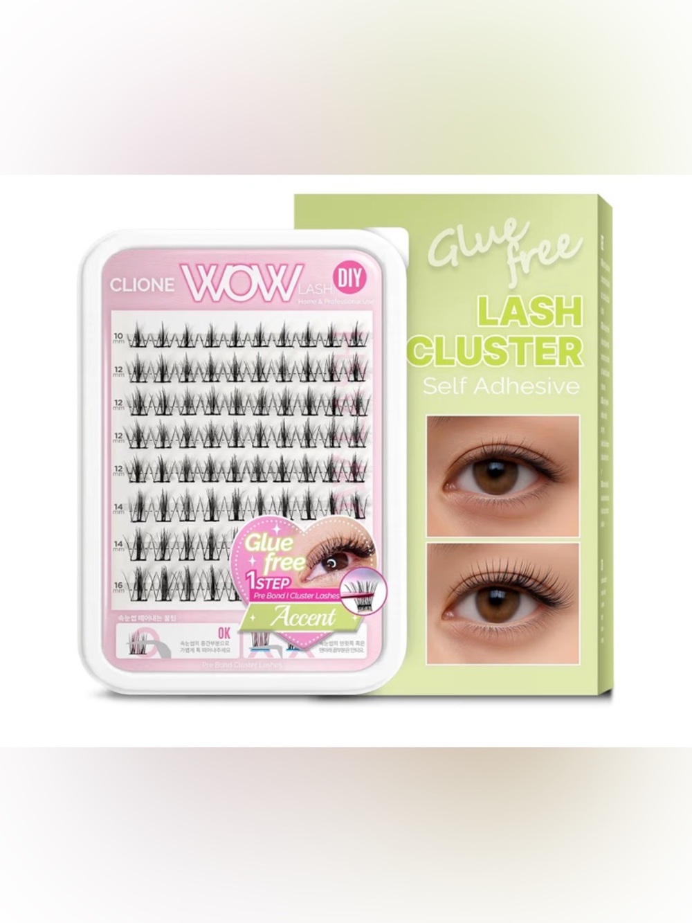 CLIONE PRIME Self Adhesive Lash Clusters NIB